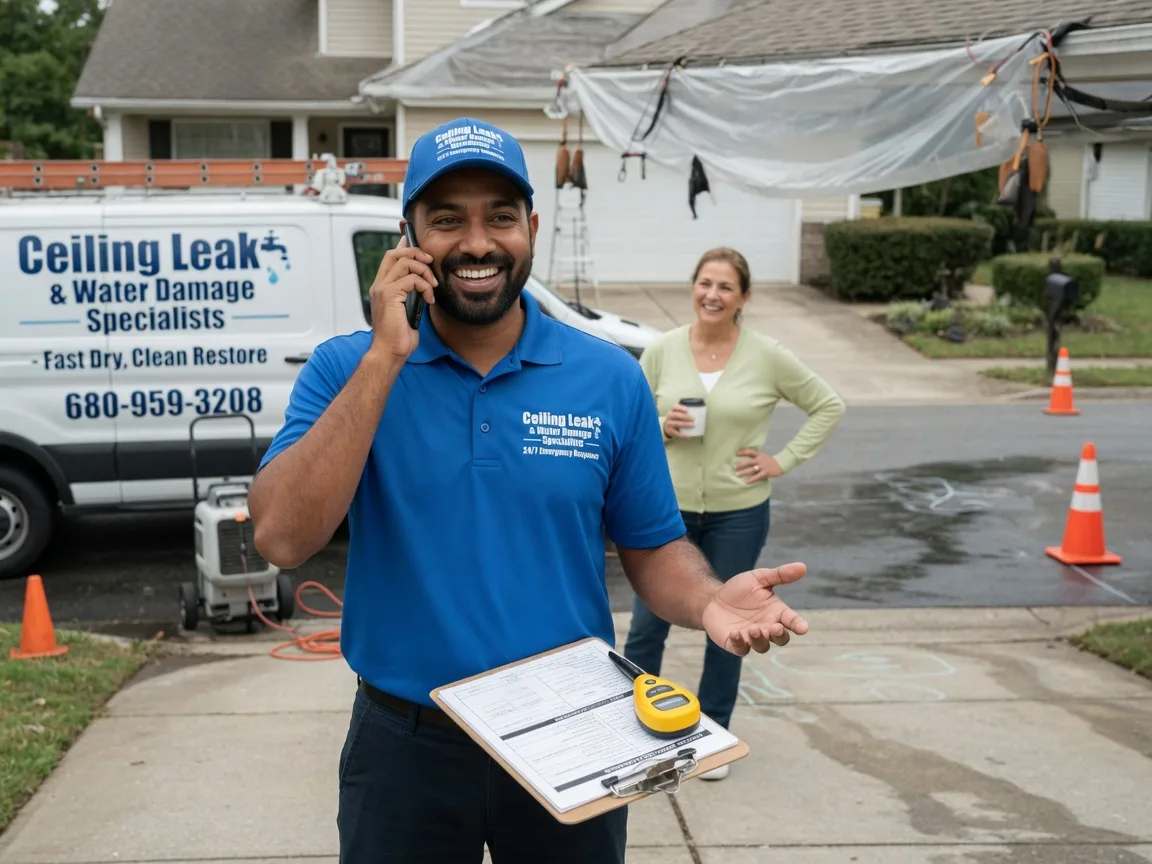 Ceiling Leak Cleanup De Tour Village, MI FAQs